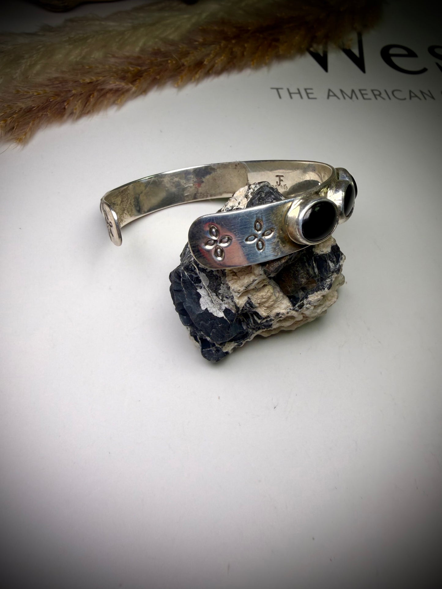 Federico Black Onyx Single Row Bracelets-"East to West" Multiple Sizes