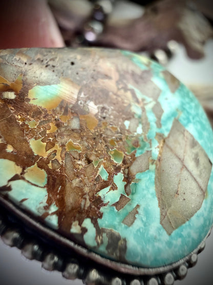 Royston Turquoise Pendant by Paul Livingston