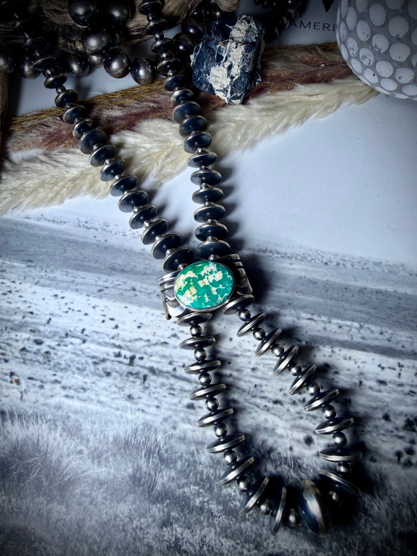 Flip Side Graduated Saucer "Jacla" Style Necklace