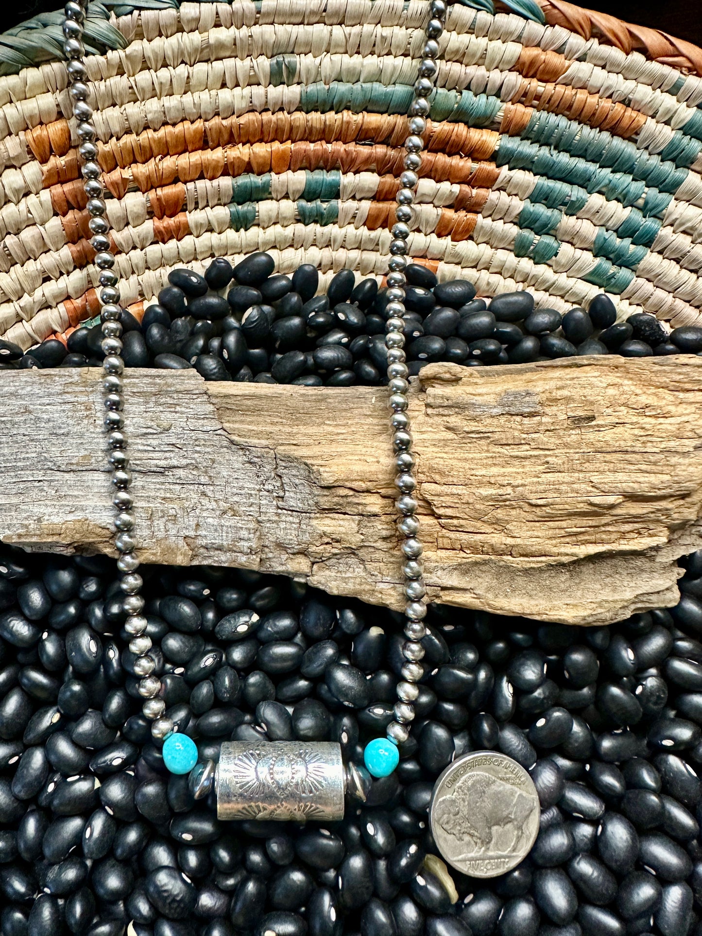 Barrel Bead Necklace