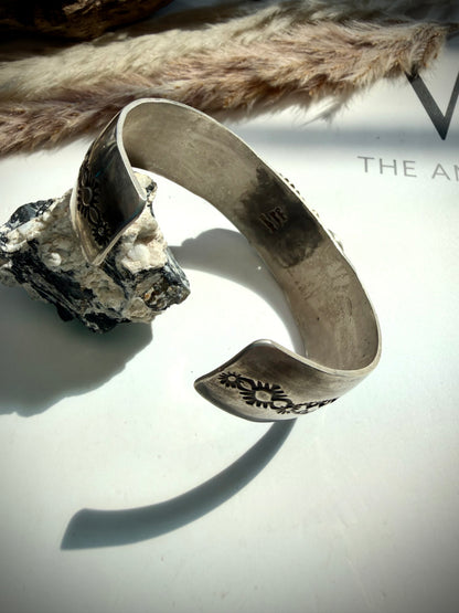 Golden Hills Cuff by Delbert Sacatero