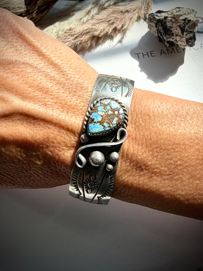 Golden Hills Cuff by Delbert Sacatero