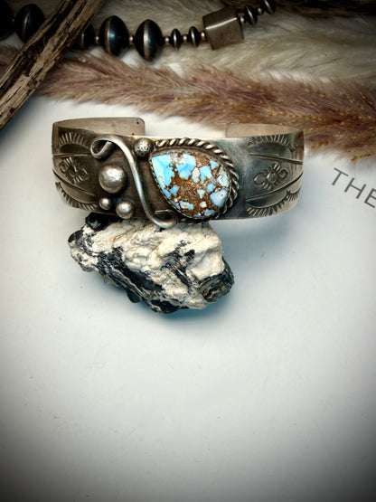 Golden Hills Cuff by Delbert Sacatero