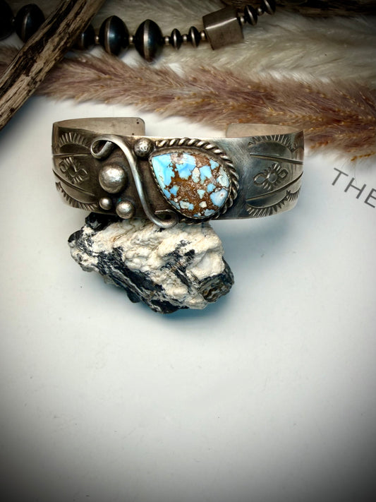 Golden Hills Cuff by Delbert Sacatero