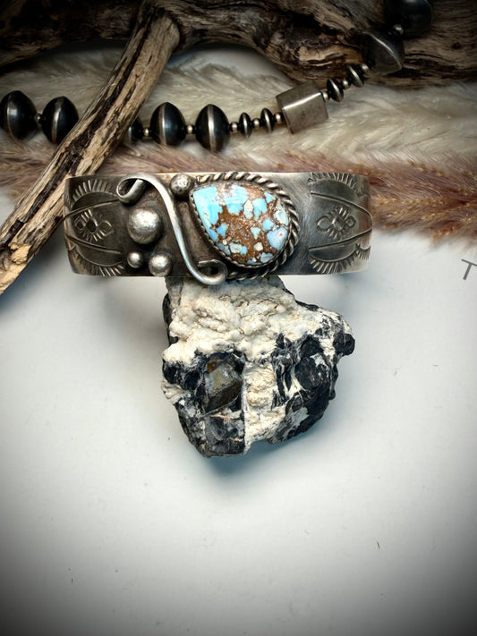 Golden Hills Cuff by Delbert Sacatero