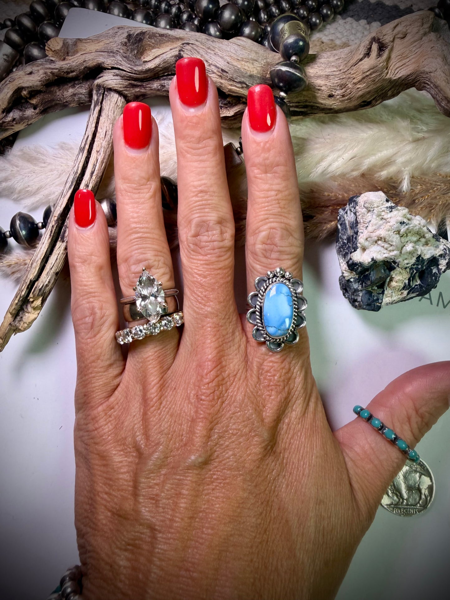 Golden Hills Ring, size 8