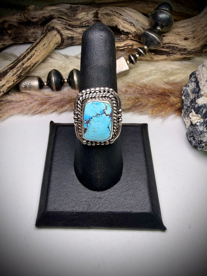 Golden Hills Turquoise Ring- Size 7