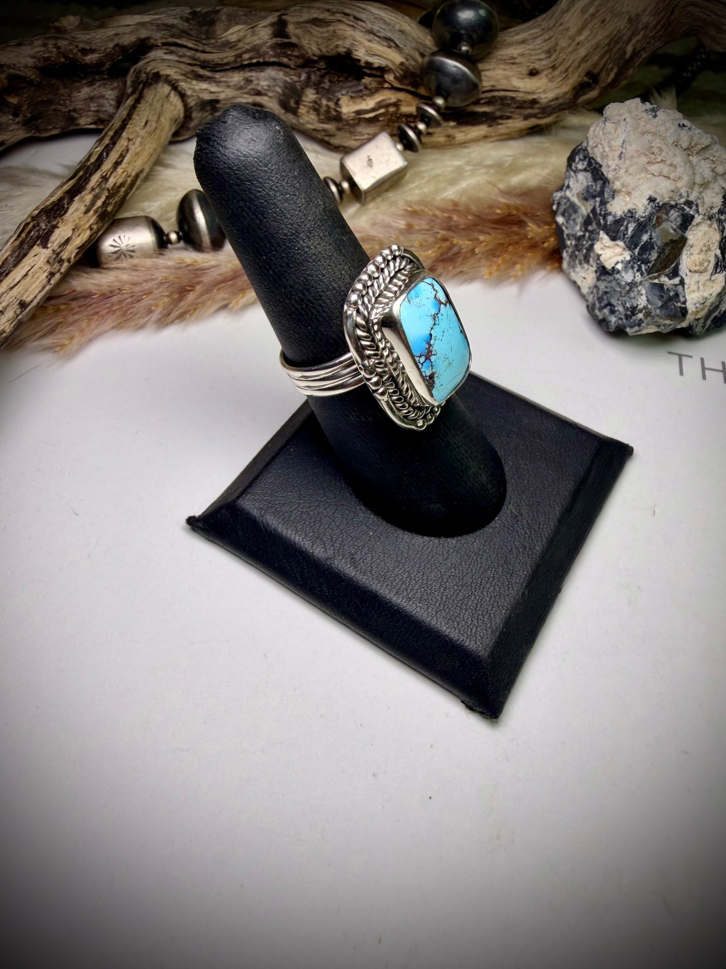 Golden Hills Turquoise Ring- Size 7