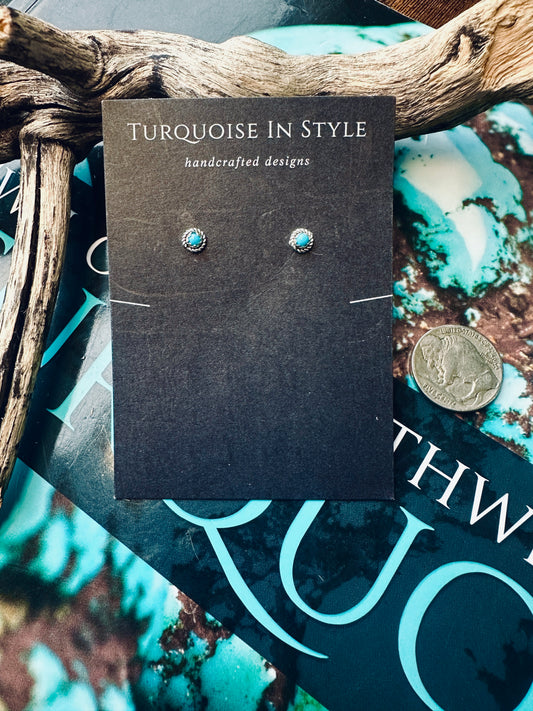 Sylvia Chee Turquoise Stud