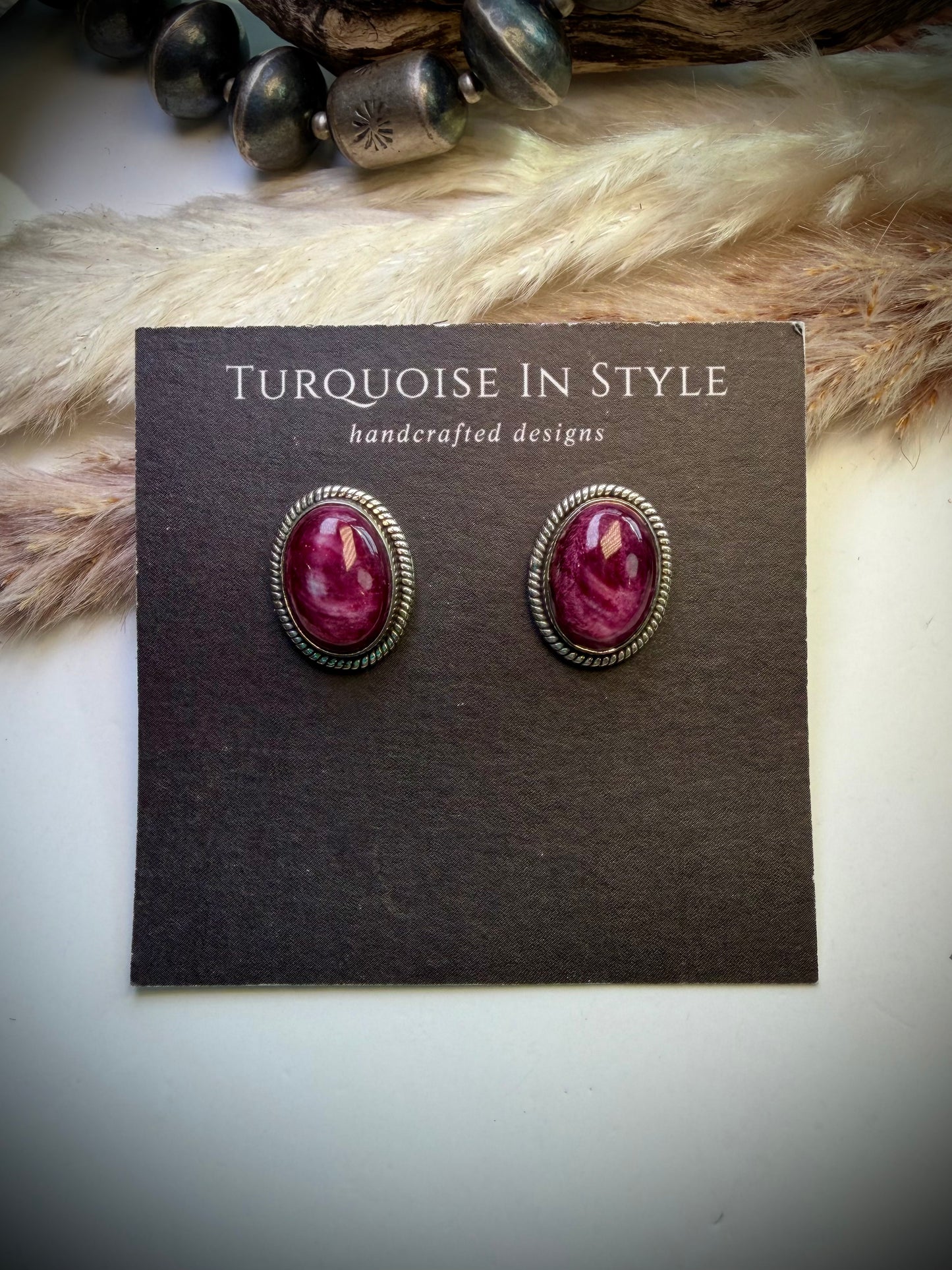 Purple Spiny Studs