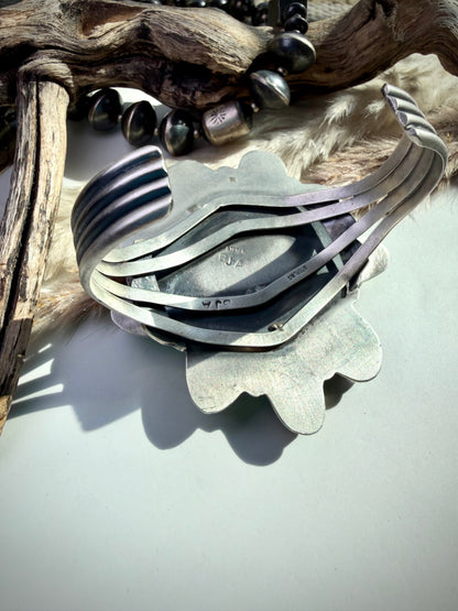Stones Around the World Starburst Cuff