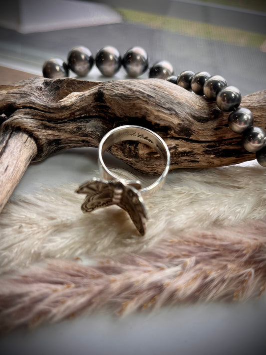Adjustable Butterfly Ring