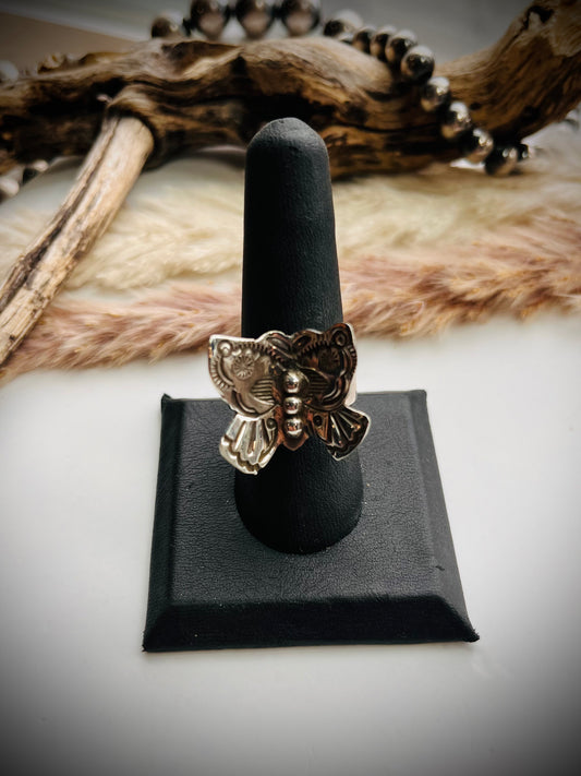 Adjustable Butterfly Ring