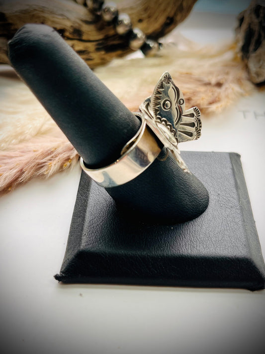 Adjustable Butterfly Ring