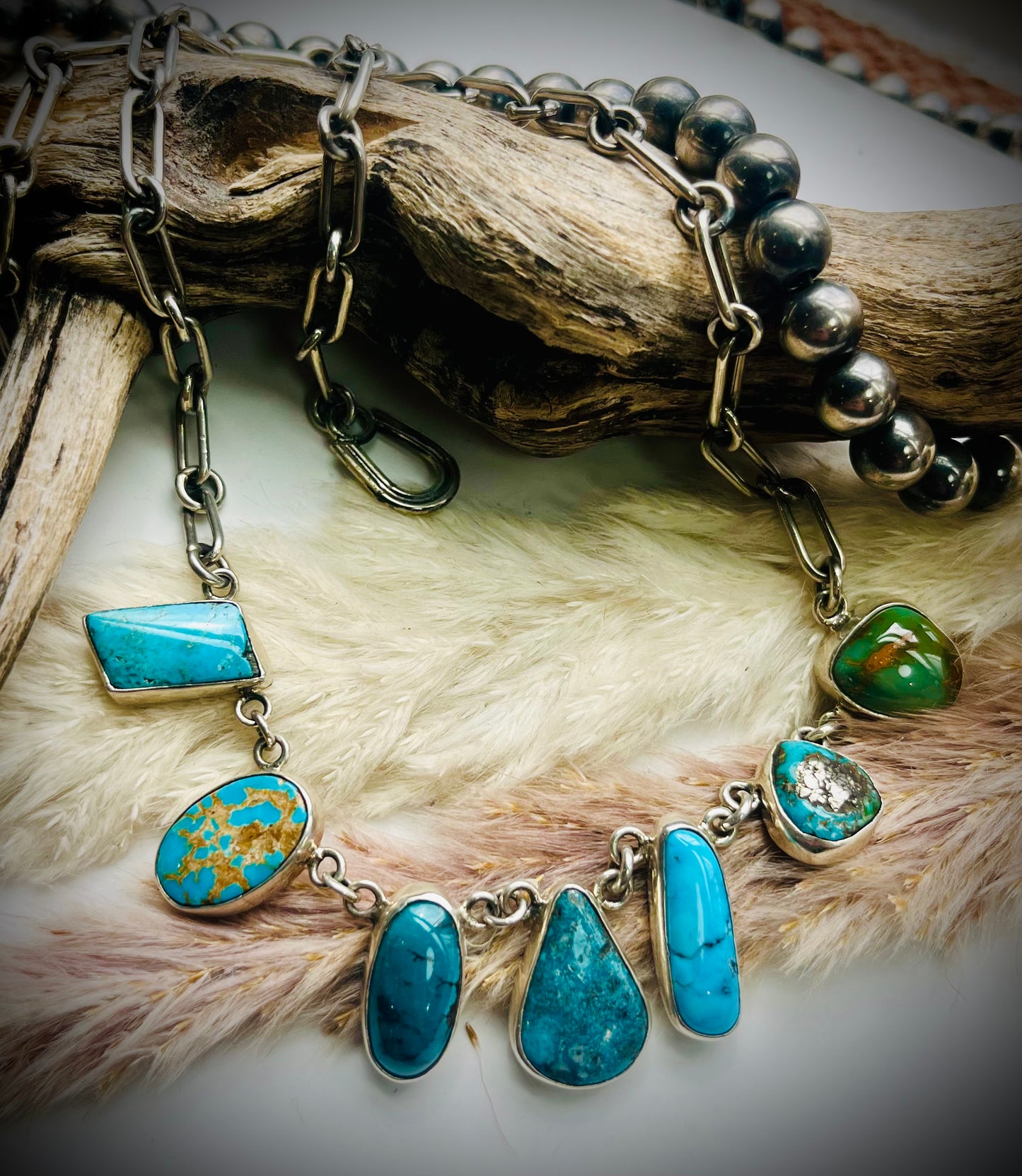 Christie Brinkley Necklace- Blues