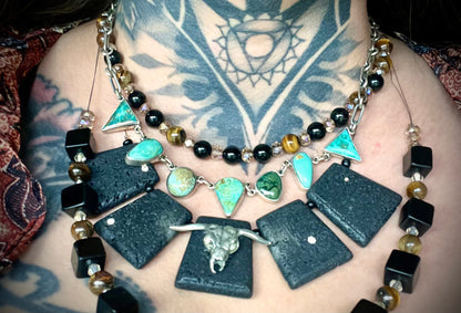 Christie Brinkley Necklace- Greens