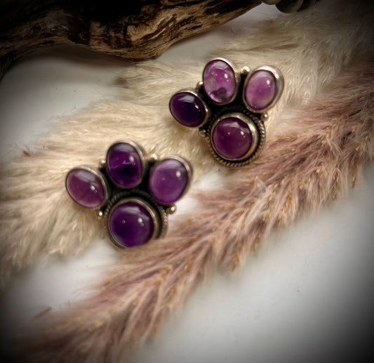 Federico Amethyst Earrings