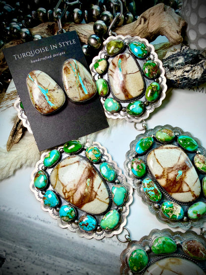 Huge Royston Ribbon Earrings