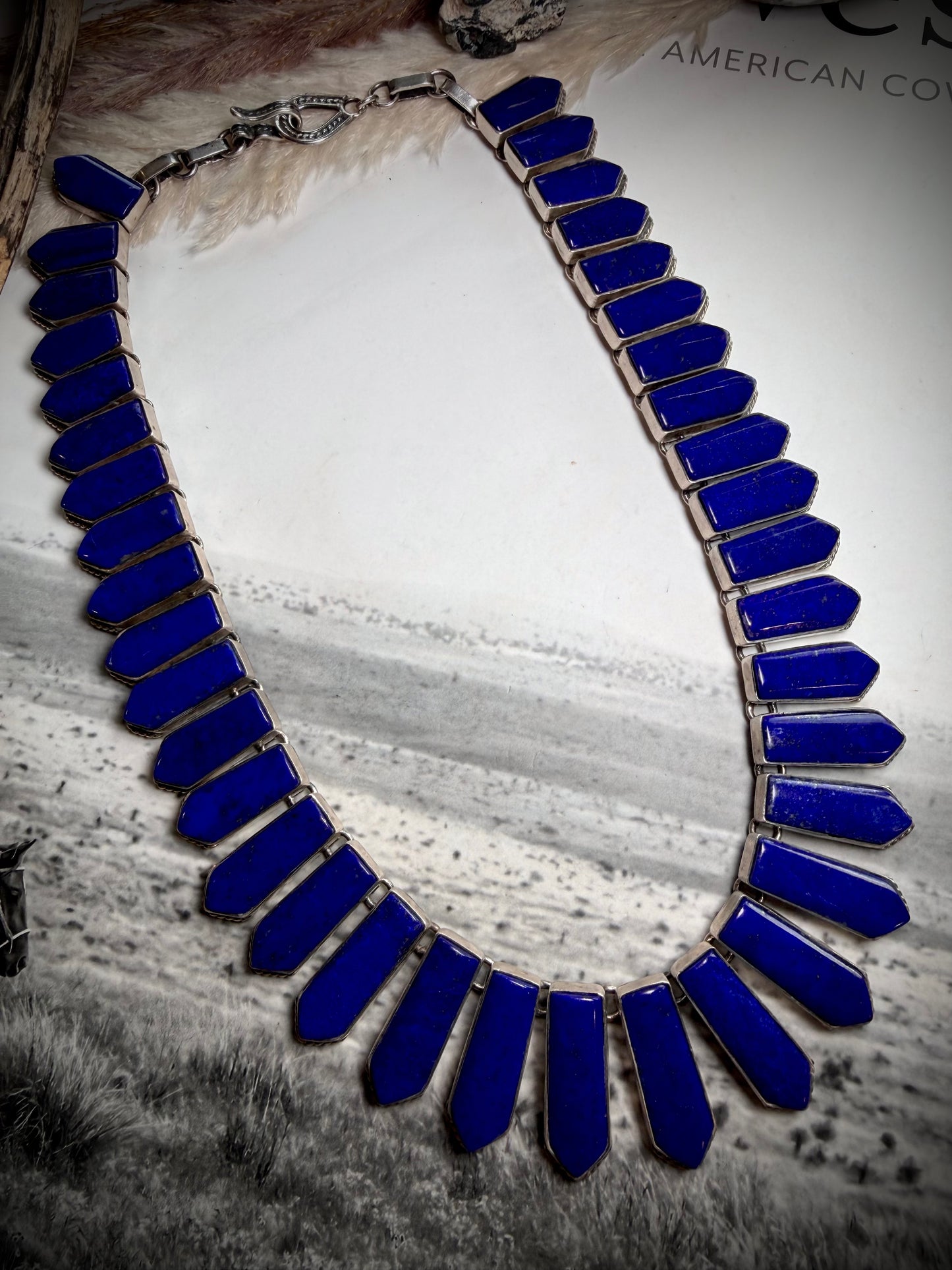 Lapis Statement Necklace by Federico