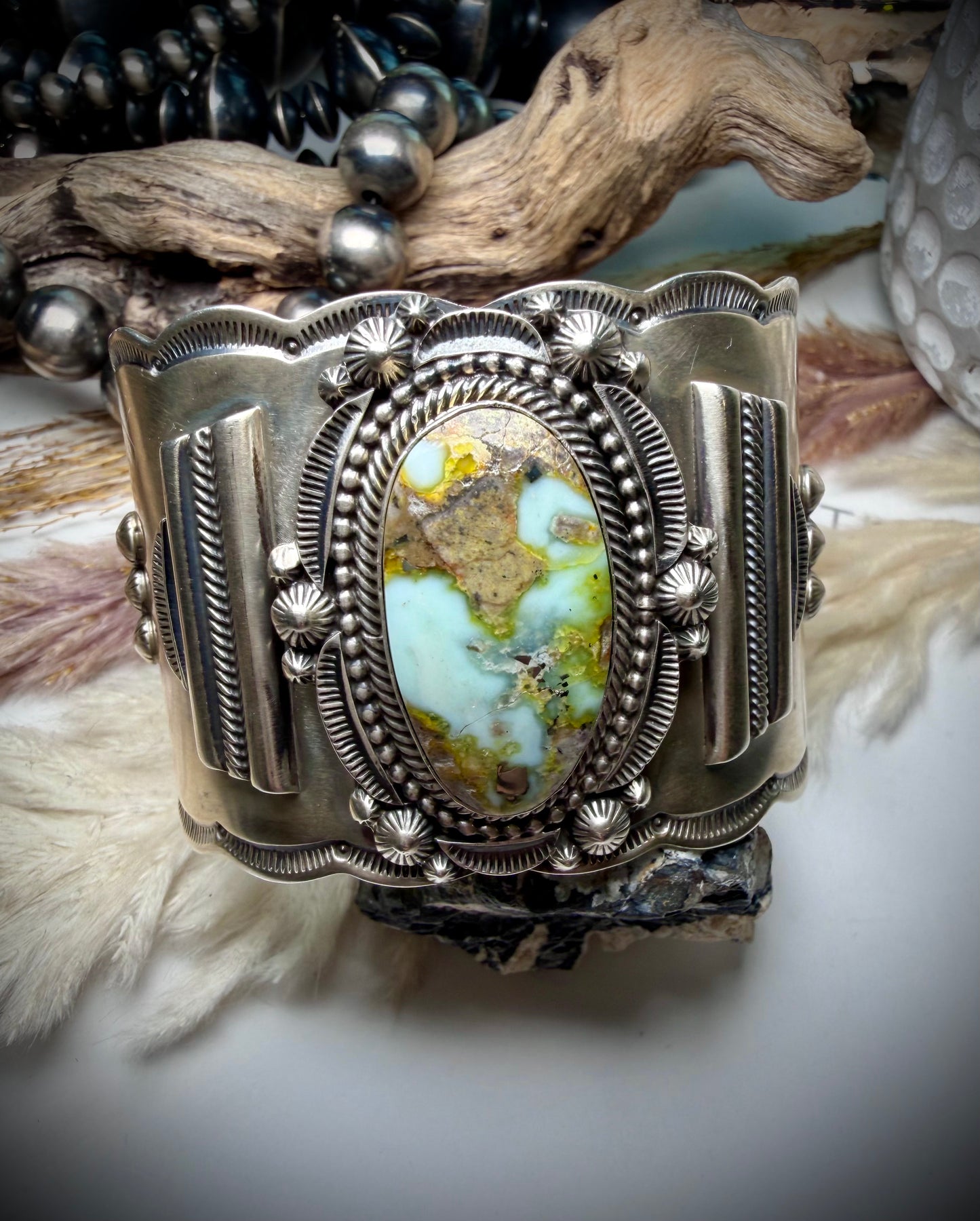 Stunning Palomino Cuff by Tom Lewis