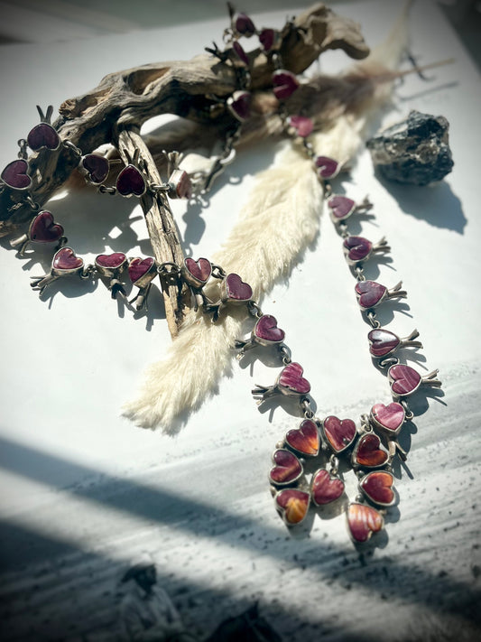 Federico Purple Heart Necklace