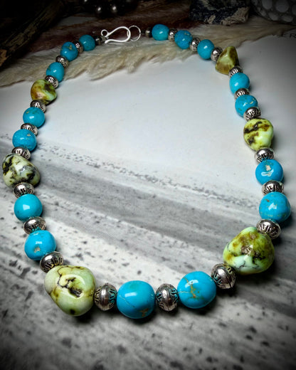 Palomino Rocks Necklace 19"