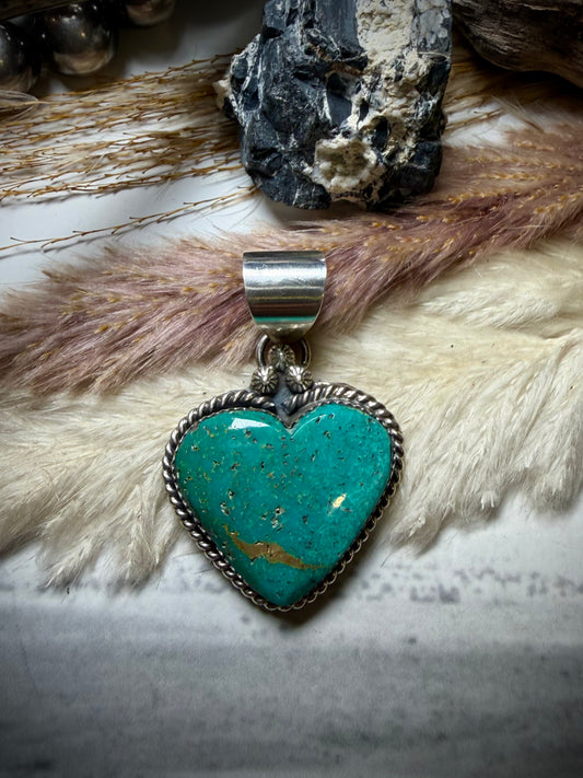 Turquoise Heart Pendant