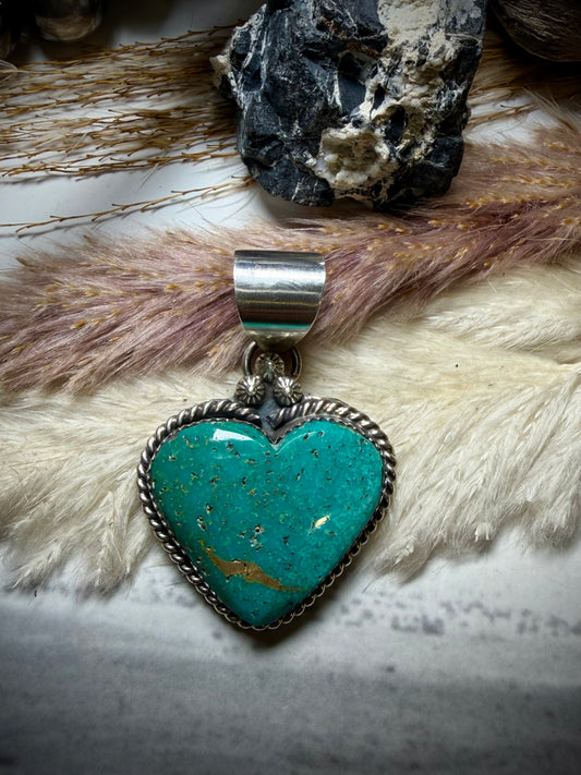 Turquoise Heart Pendant
