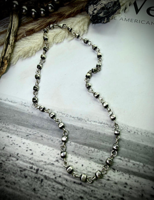 18" 5mm Rosary Style Box Pearls