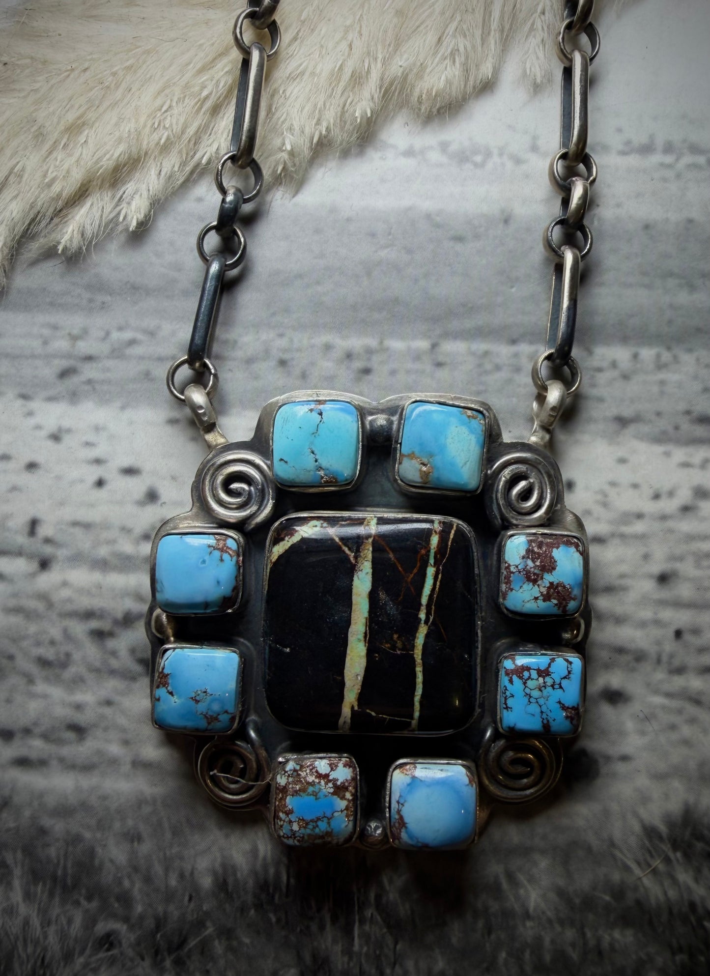 Golden Hills and Blackjack Necklace