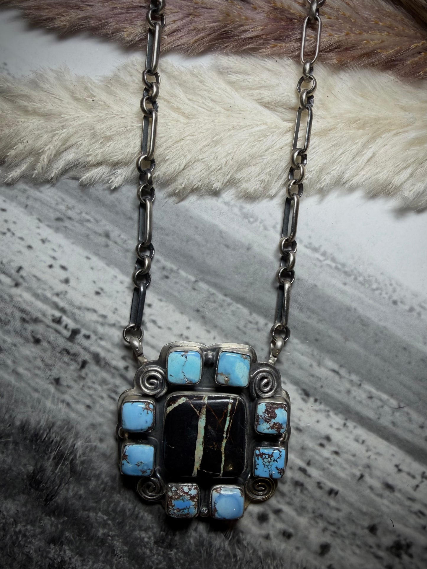 Golden Hills and Blackjack Necklace