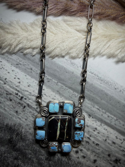 Golden Hills and Blackjack Necklace