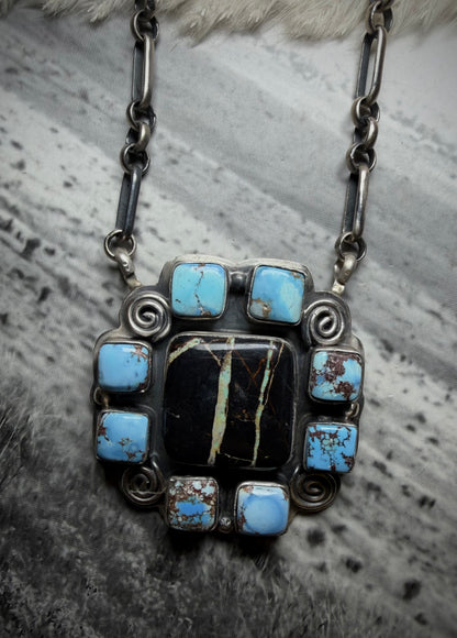 Golden Hills and Blackjack Necklace