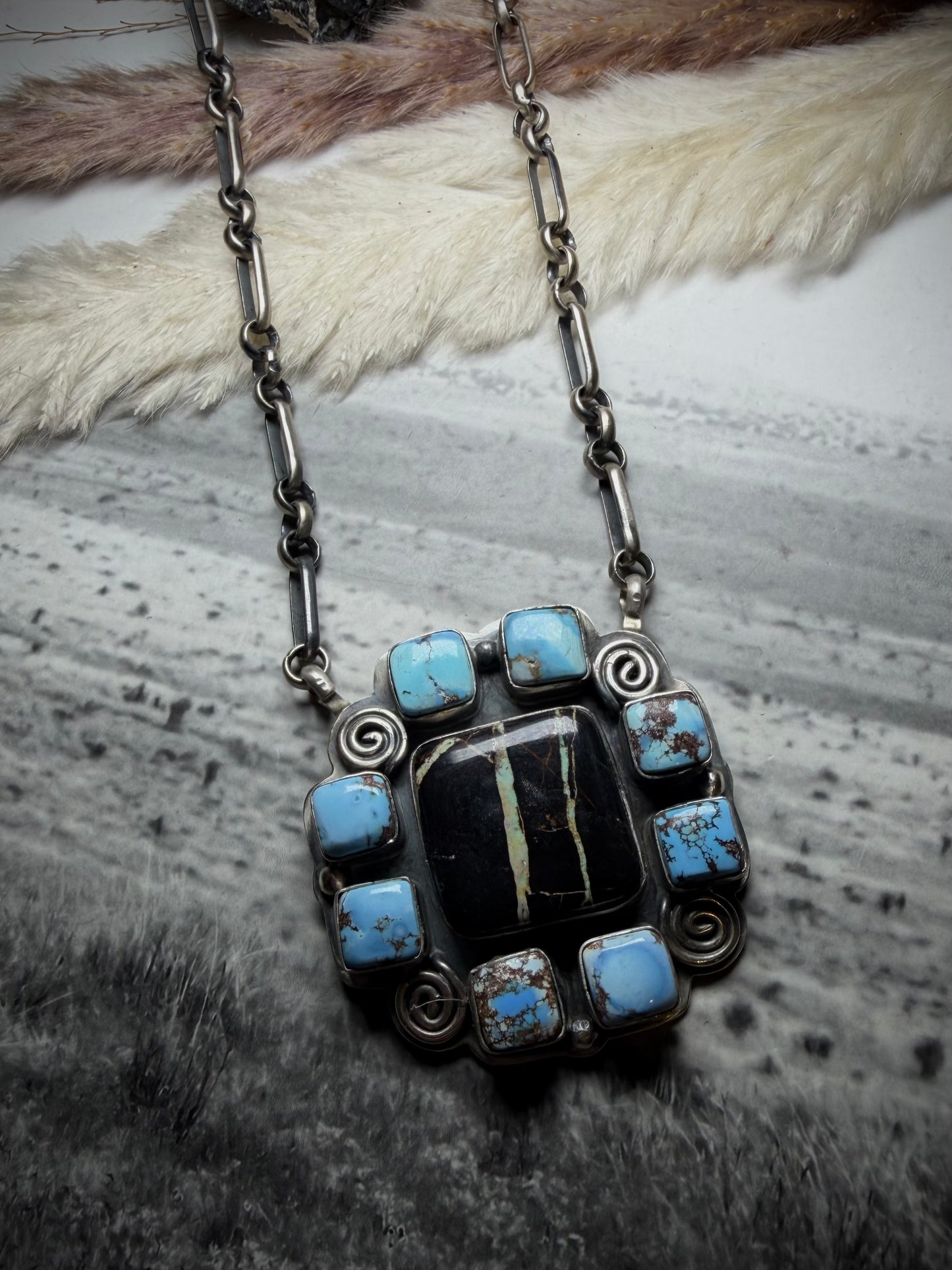 Golden Hills and Blackjack Necklace