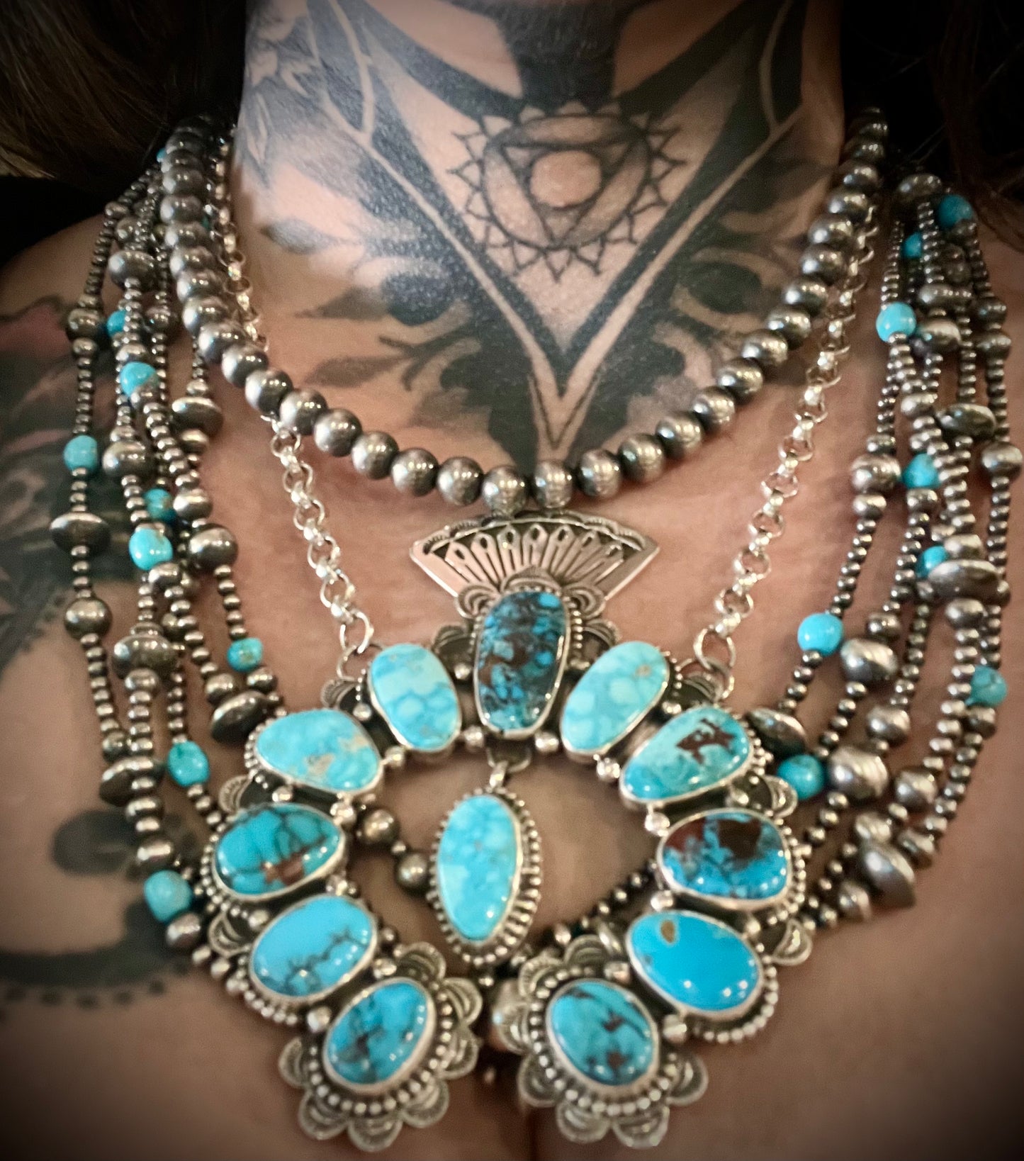 Megan's Blue Prince Naja Necklace