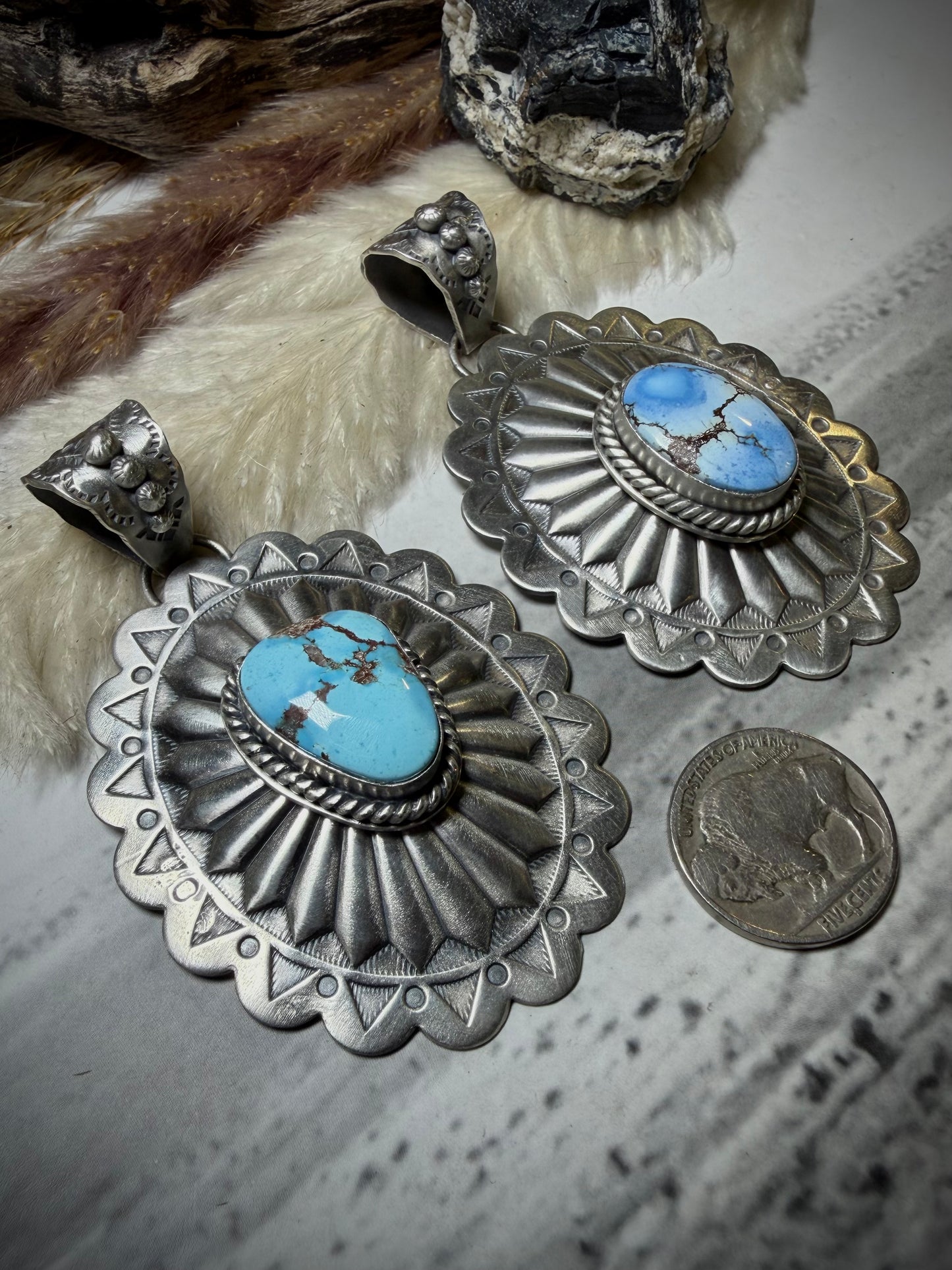 Golden Hills Concho Pendant