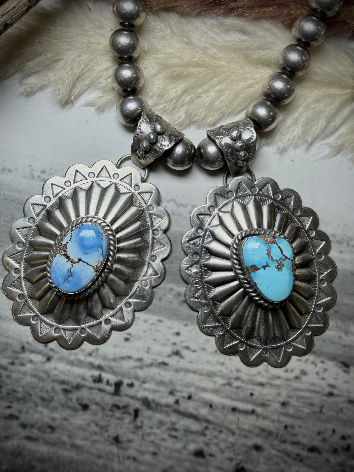 Golden Hills Concho Pendant
