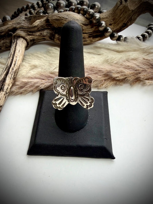 Adjustable Butterfly Ring