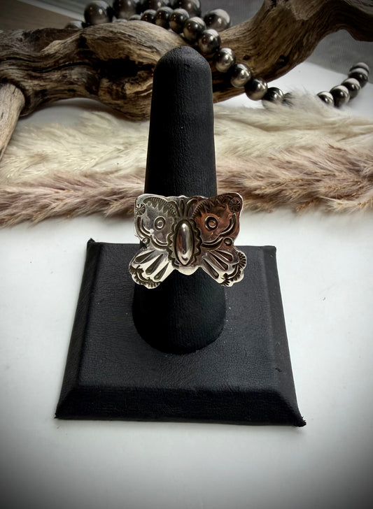 Adjustable Butterfly Ring