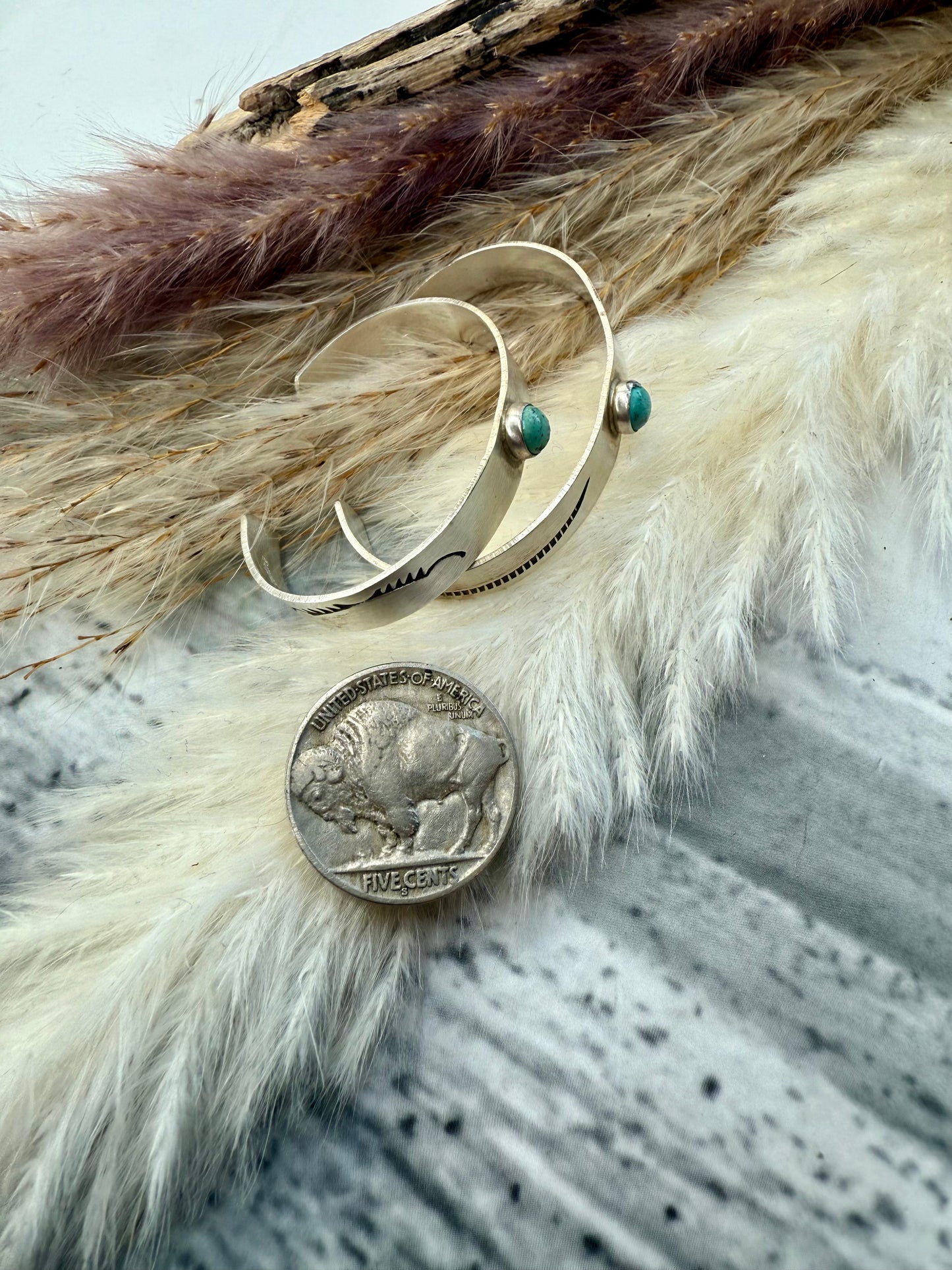 Gary Sandoval Stamped Baby Cuff