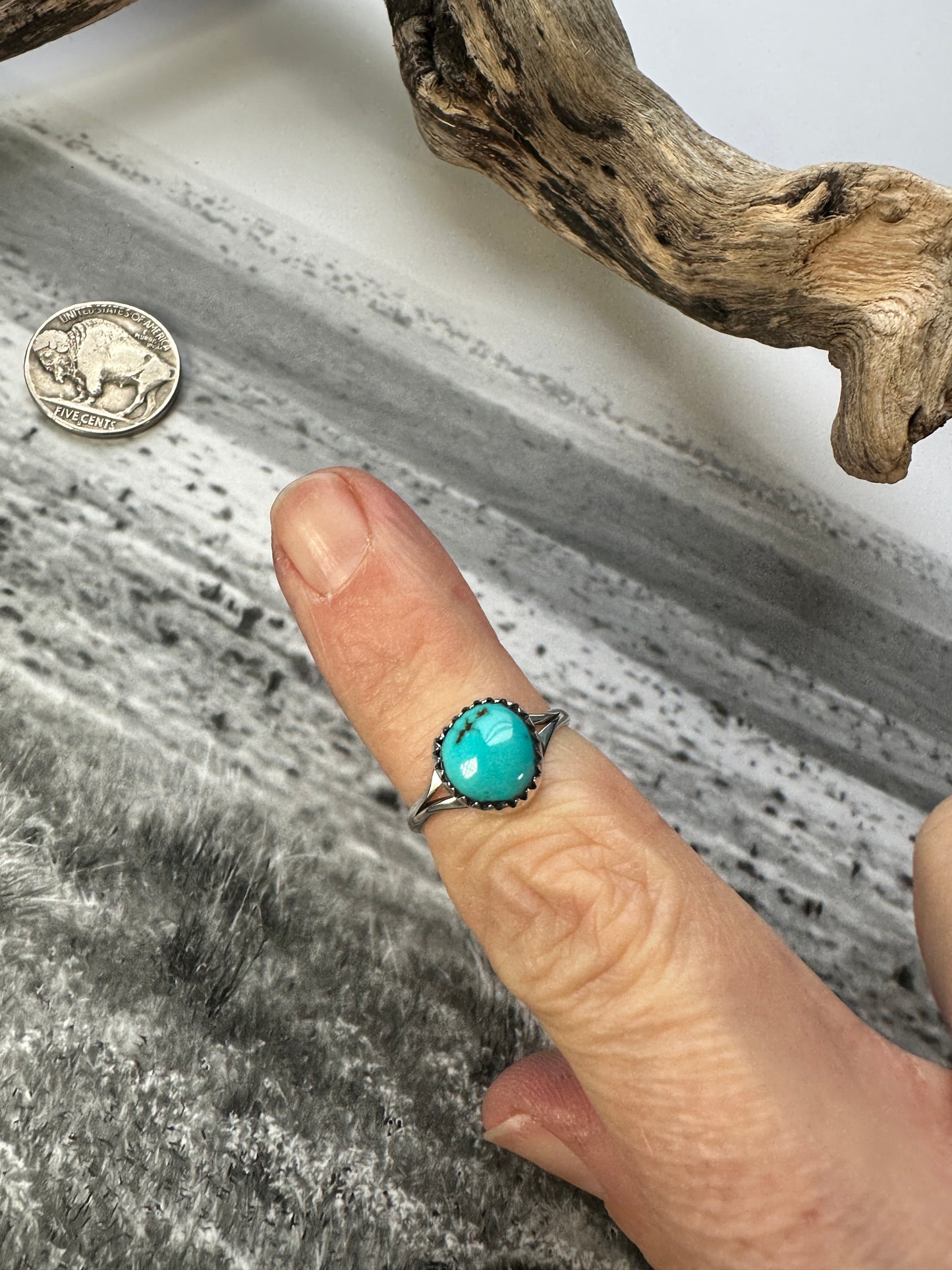 Betty Hawthorne Turquoise Ring