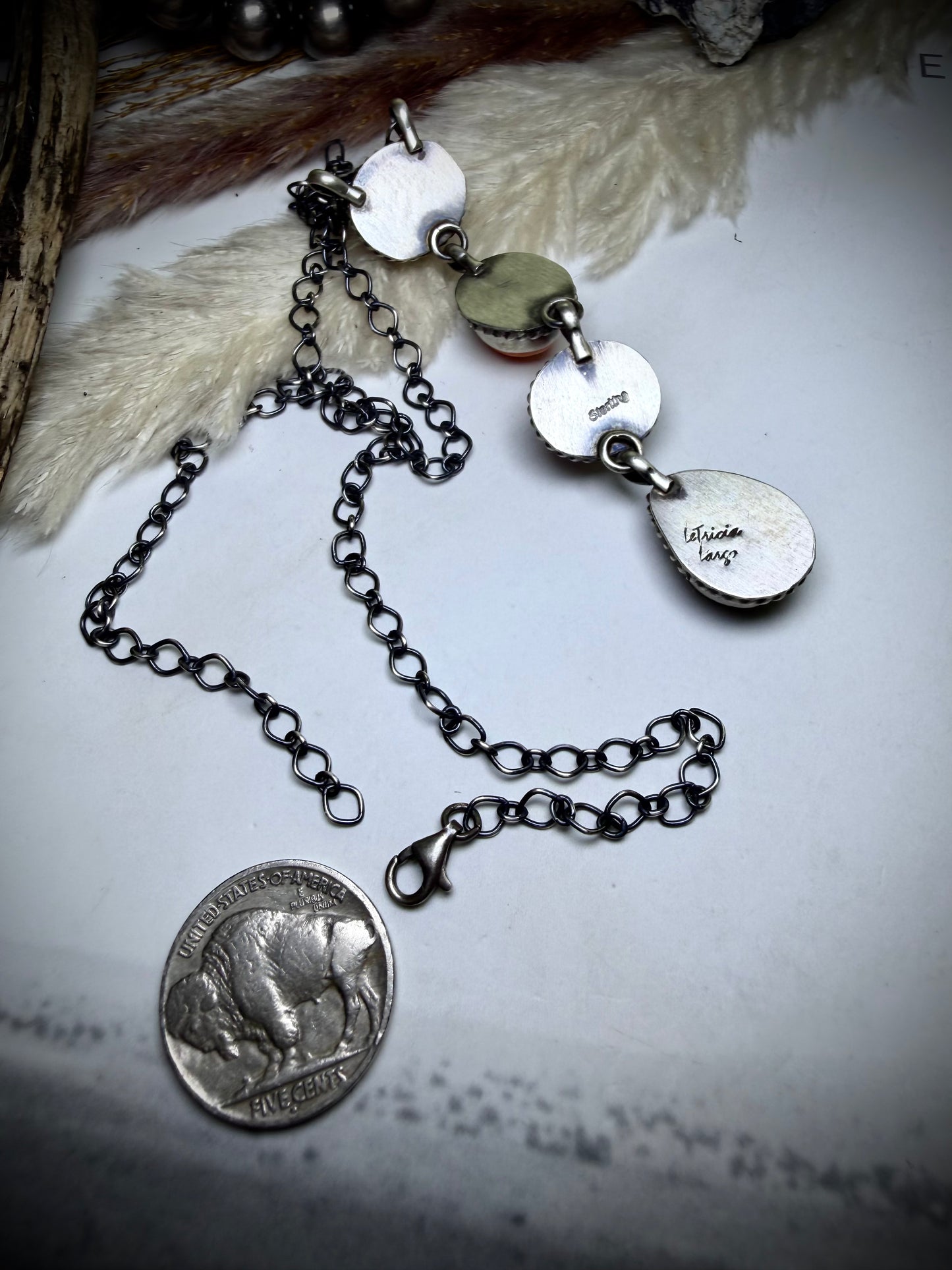 Four Stone Mini Drop Lariat by LeTricia Largo