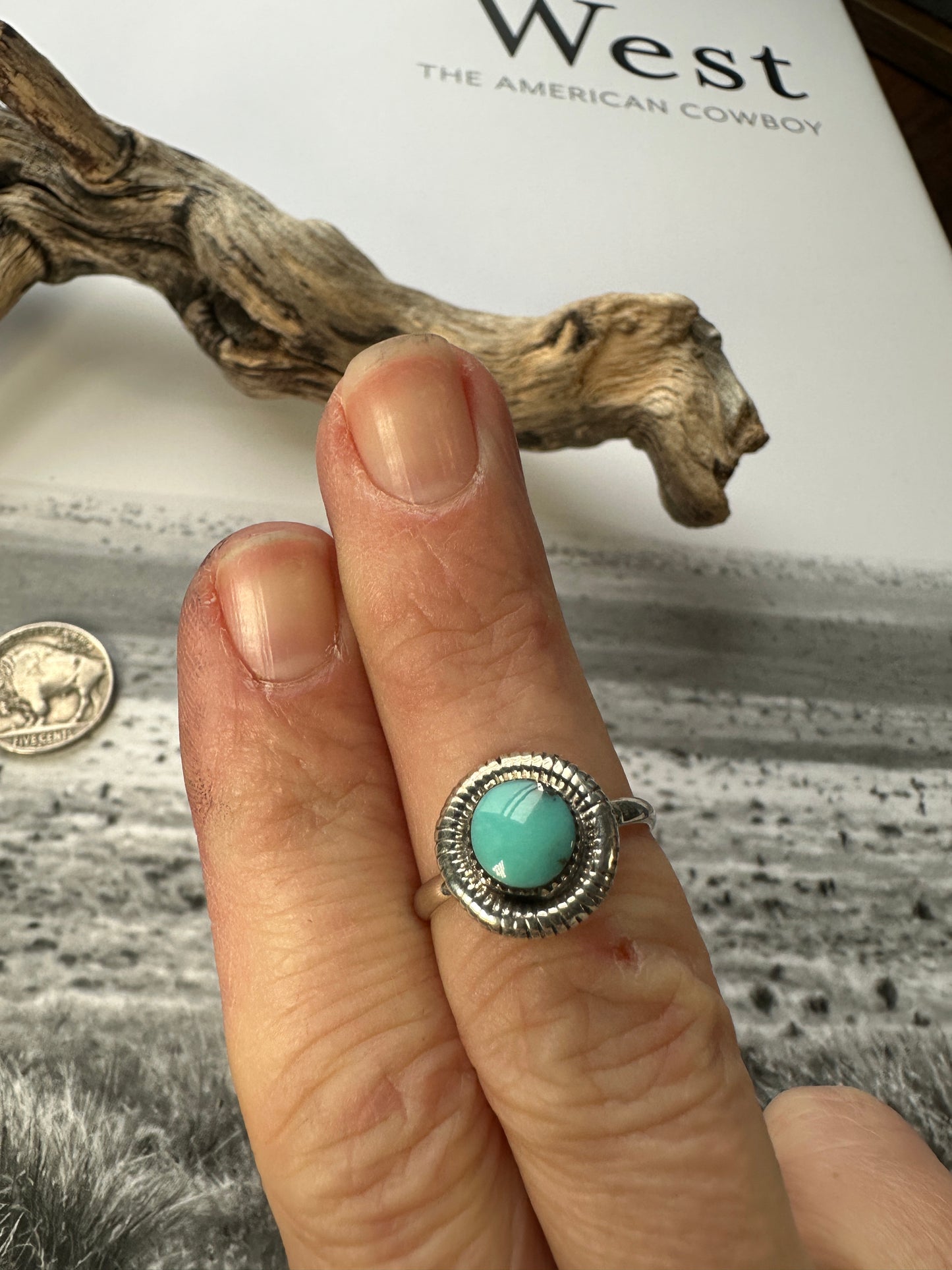 Sharon Clark Turquoise Ring