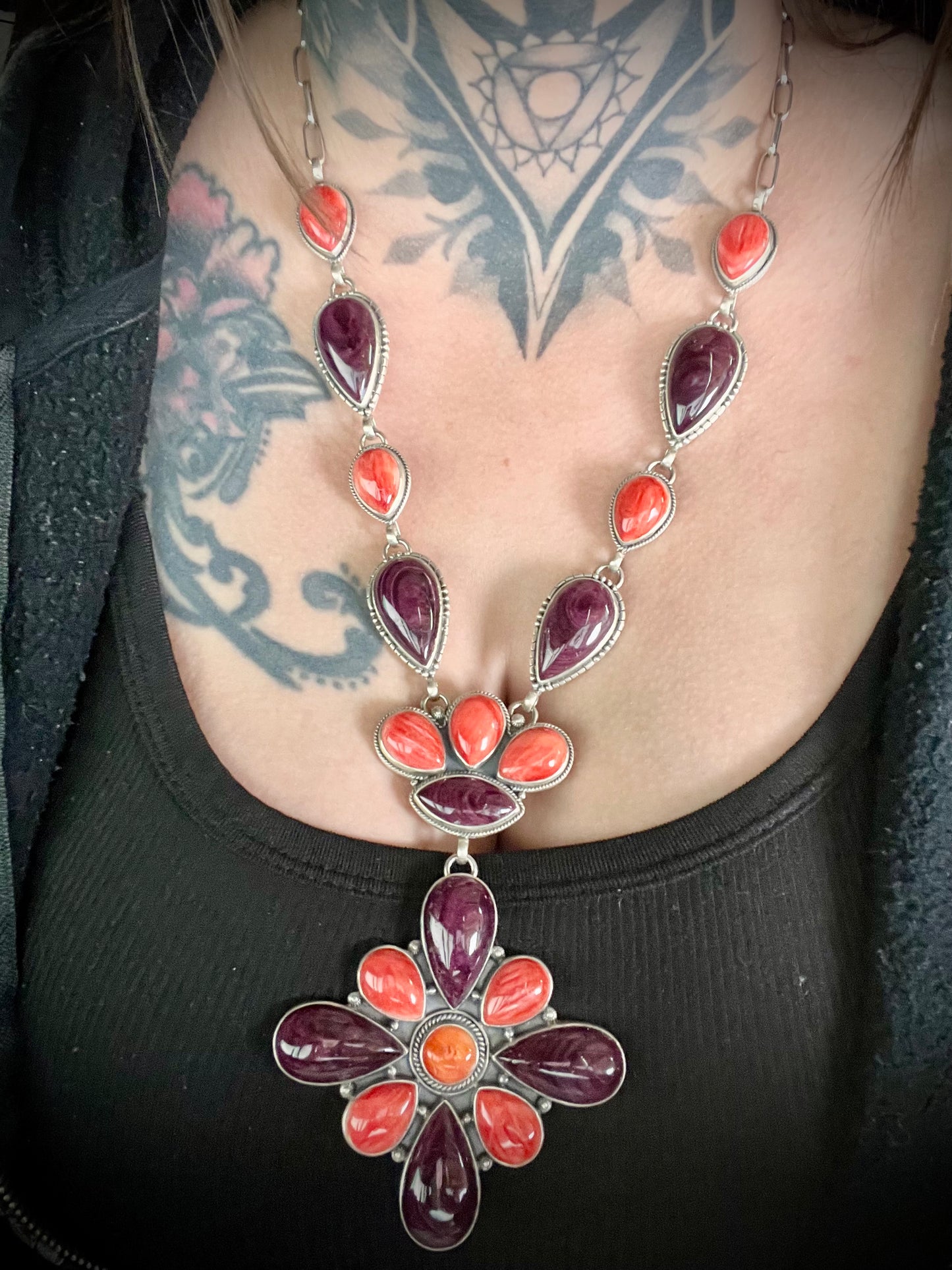 Megan's Fave Triple Spiny Necklace