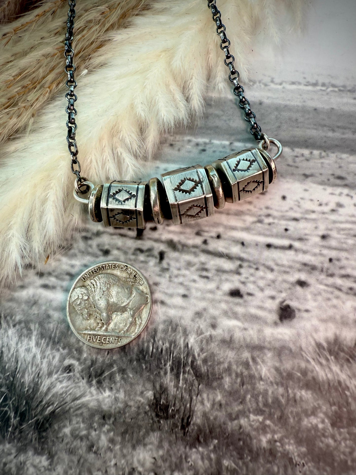 Alex's Barrel Bead Necklace 2.0