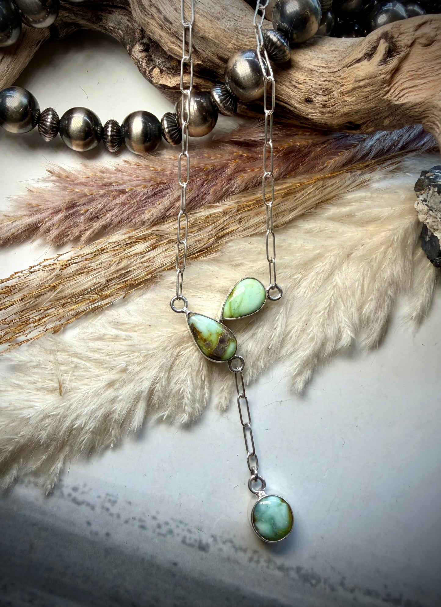 Palomino Three Stone Necklace
