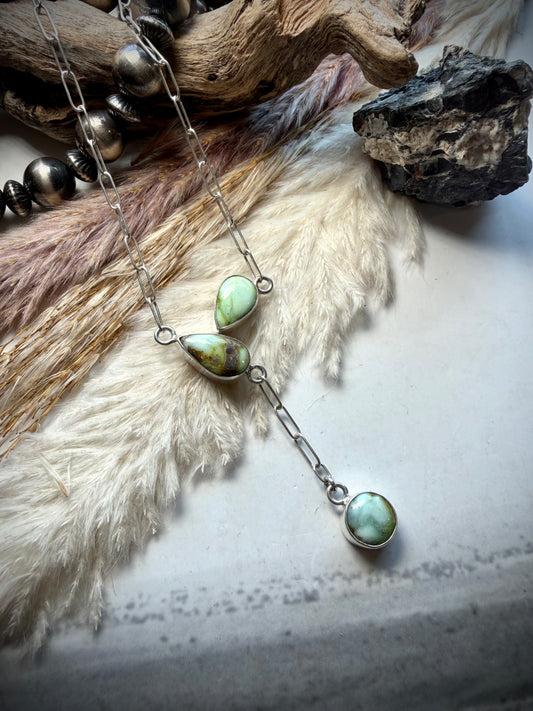 Palomino Three Stone Necklace