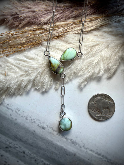 Palomino Three Stone Necklace