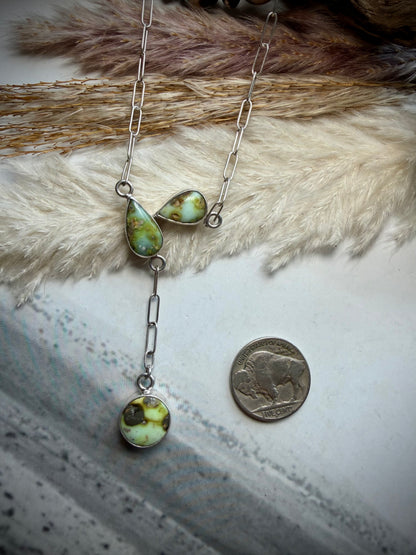 Palomino Three Stone Necklace