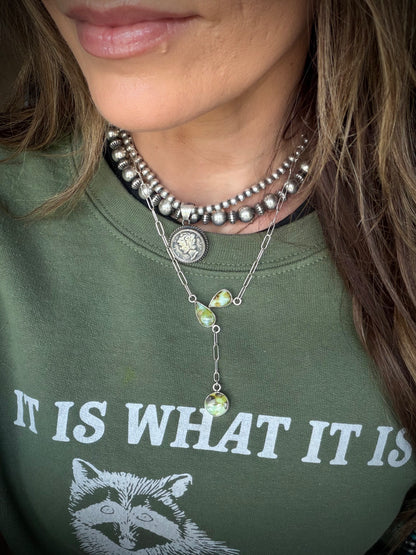Palomino Three Stone Necklace